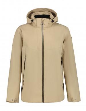 Beige Men Icepeak Macksburg Jacket | USA-MIO934621