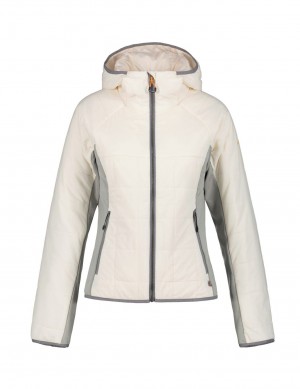 Beige Women Icepeak Dagsporo Winter Jacket | USA-QKW790528