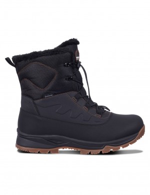 Black Men Icepeak Alofi Winter Boots | USA-JKH260135