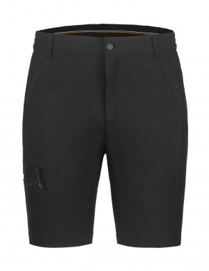 Black Men Icepeak Berwyn Stretchy Outdoor Shorts | USA-XYT827463