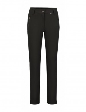 Black Women Icepeak Bovill Softshell Pants | USA-PQS210764