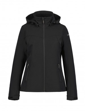 Black Women Icepeak Brenham Jacket | USA-TLH591630