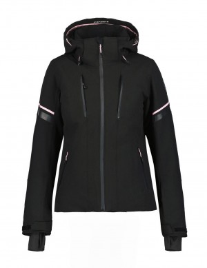 Black Women Icepeak Friona Ski Jacket | USA-WNG906538