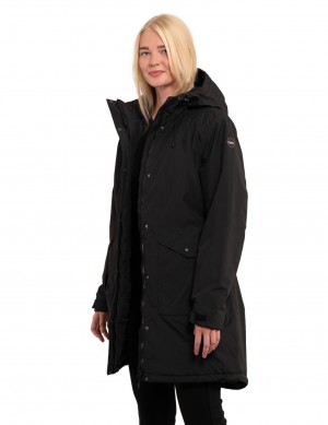 Black Women Icepeak Pageland Parka | USA-BFU928307