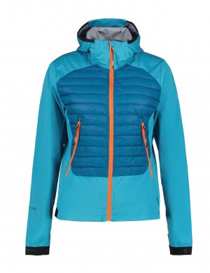 Blue Women Icepeak Deerton Softshell Jacket | USA-OJX605478