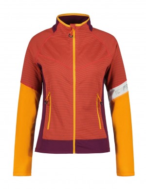 Brown Red / Orange Women Icepeak Donnelly Midlayer Jacket | USA-VXS471359