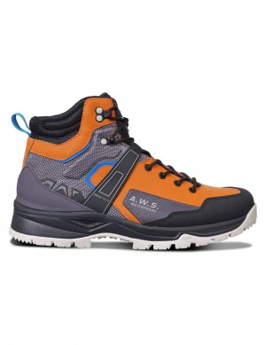 Brown / Dark Grey Men Icepeak Annig Outdoor Hiking Shoes | USA-TOF532940