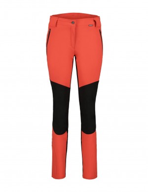 Coral / Black Women Icepeak Doral Pants | USA-WPN468315