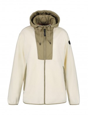 Cream Women Icepeak Abbotsa Midlayer Jacket | USA-GXN319067