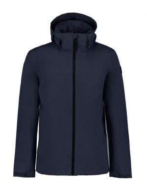 Dark Blue Men Icepeak Aalen Jacket | USA-MAY732591