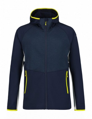 Dark Blue Men Icepeak Bassum Midlayer Jacket | USA-DZK536412