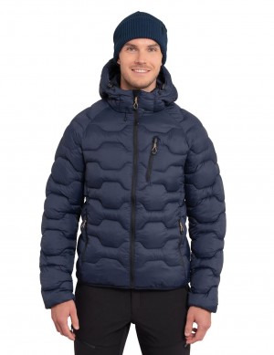 Dark Blue Men Icepeak Branch Winter Jacket | USA-JMA526094