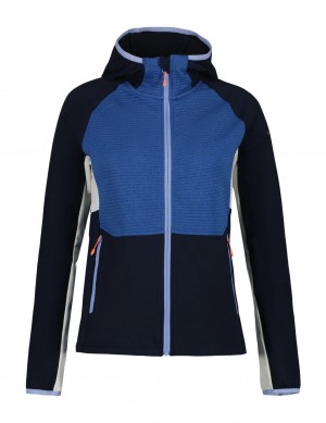 Dark Blue Women Icepeak Basile Midlayer Jacket | USA-WAY908156