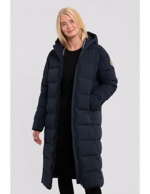 Dark Blue Women Icepeak Brilon Coat | USA-KFW938072