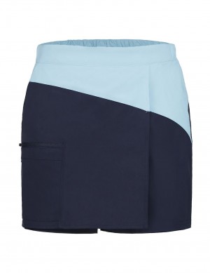 Dark Blue / Light Blue Women Icepeak Morland Skirt | USA-IJL879641