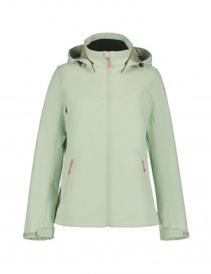 Light Green Women Icepeak Brenham Jacket | USA-KOF346915