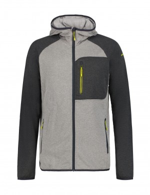 Light Grey Men Icepeak Barnwell Midlayer Jacket | USA-JNE263485