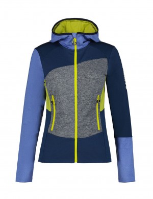 Navy / Grey Women Icepeak Dewitt Midlayer Jacket | USA-CJU718943