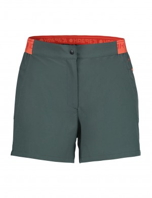 Olive Women Icepeak Brea Shorts | USA-APO384612