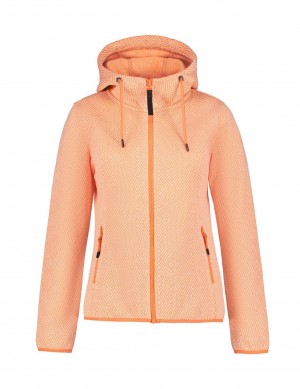 Orange Women Icepeak Adrian Midlayer Jacket | USA-AMT784153