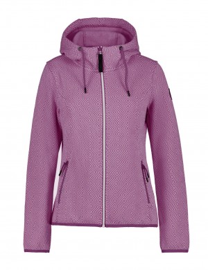 Purple Women Icepeak Adrian Midlayer Jacket | USA-DUS258760