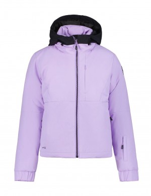 Purple Women Icepeak Cham Water-repellent Ski Jacket | USA-CES640829