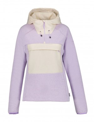 Purple / Cream Women Icepeak Cando Midlayer Jacket | USA-CWL813760