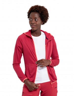 Red Women Icepeak Berka Midlayer Jacket | USA-DNF394680