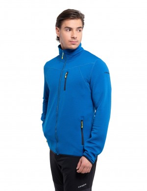 Royal Blue Men Icepeak Berthold Midlayer Jacket | USA-IZX619350