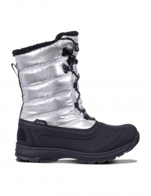 Silver Women Icepeak Alma Winter Boots | USA-HNY741359