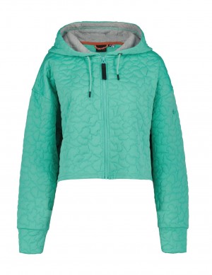 Turquoise Women Icepeak Abbotta Midlayer Jacket | USA-YQU067241