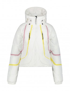 White Women Icepeak Egypt Winter Jacket | USA-DZX793152