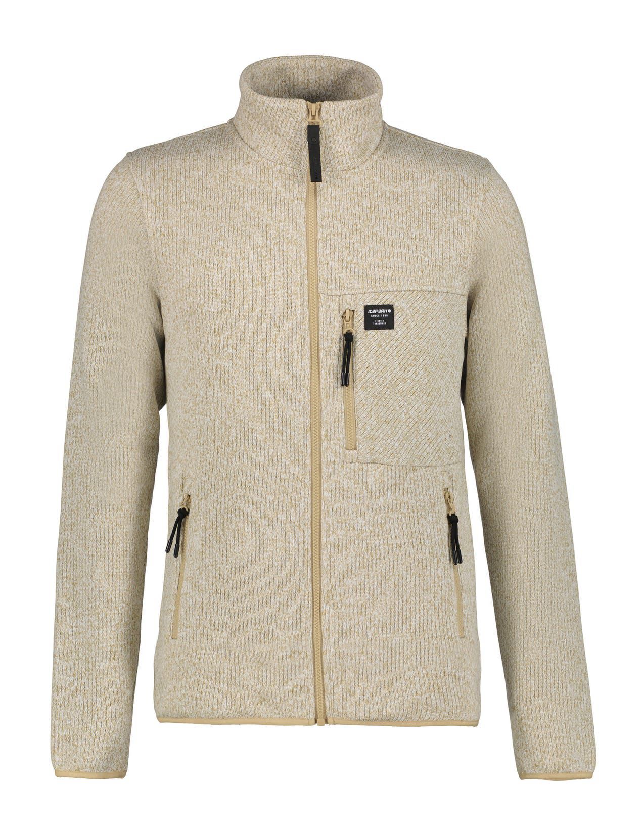 Beige Men Icepeak Alfeld Midlayer Jacket | USA-MVW871953