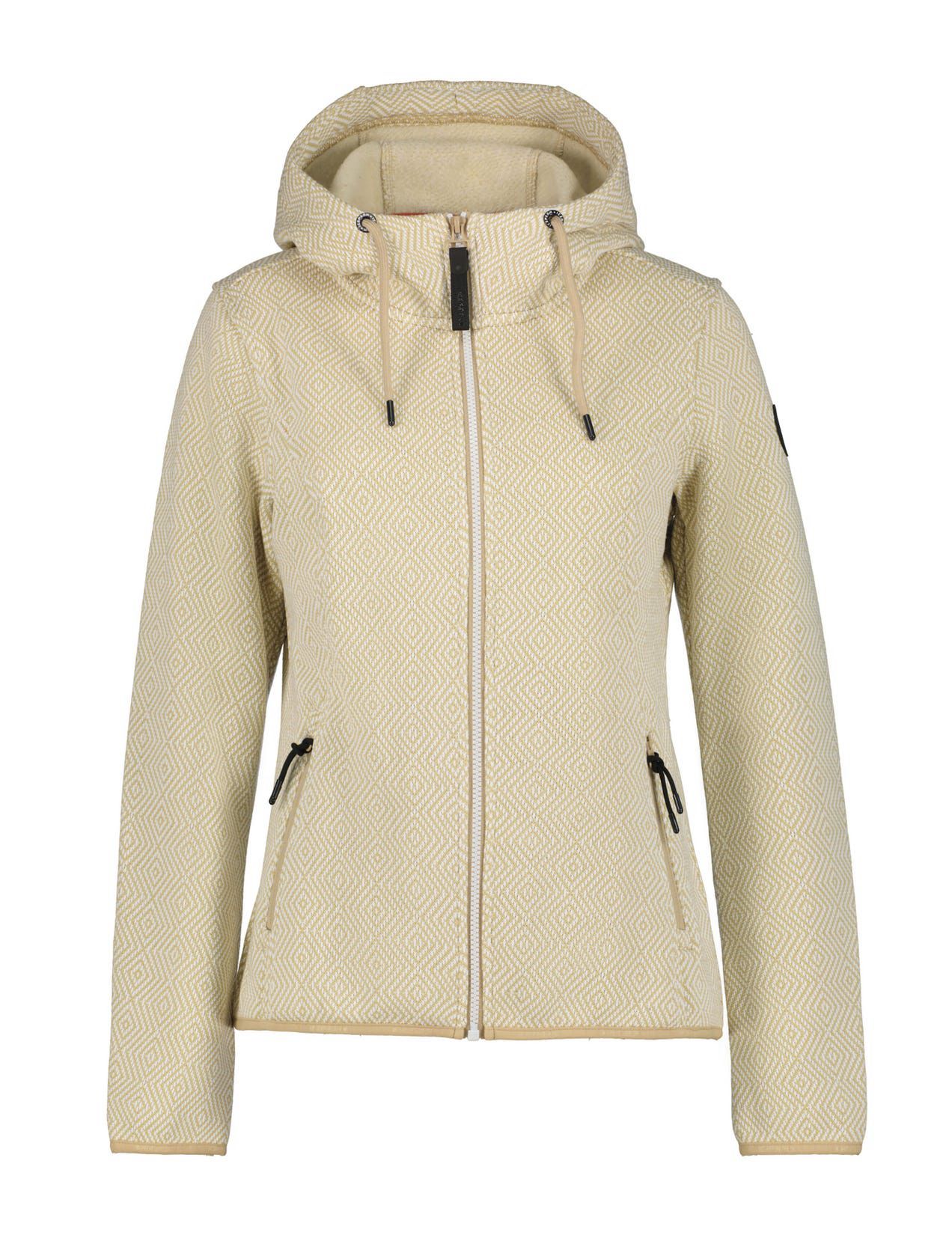 Beige Women Icepeak Adrian Midlayer Jacket | USA-JVQ874923