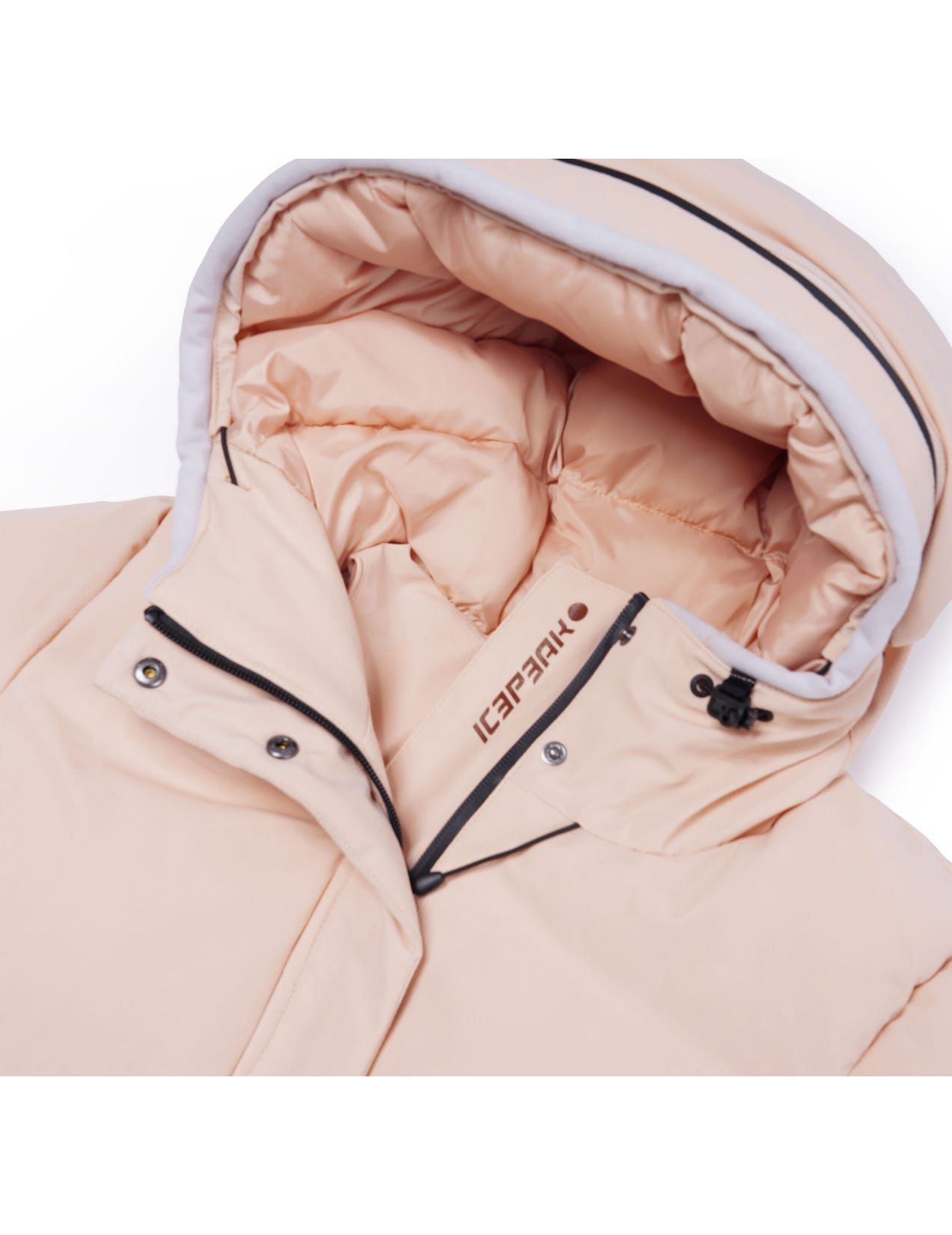 Beige Women Icepeak Bonita Winter Jacket | USA-UON802917