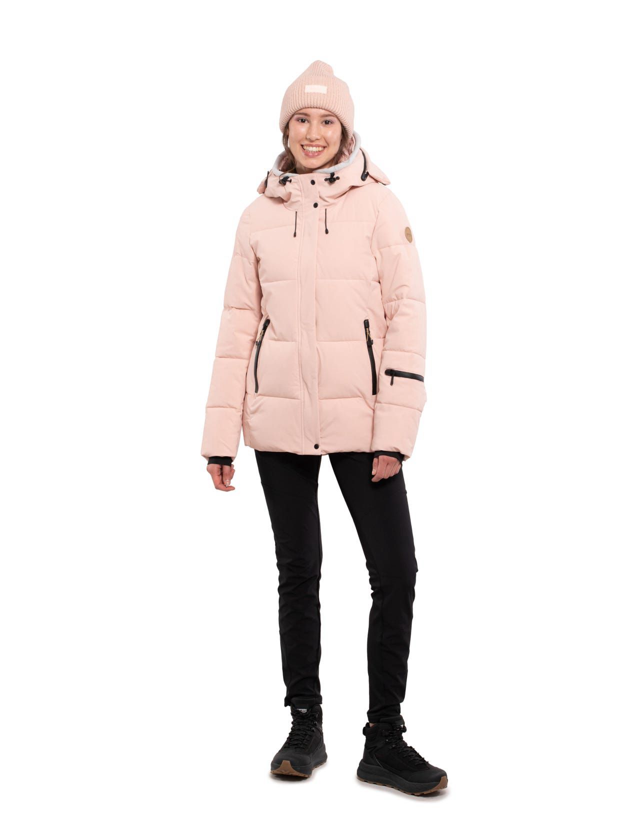 Beige Women Icepeak Bonita Winter Jacket | USA-UON802917