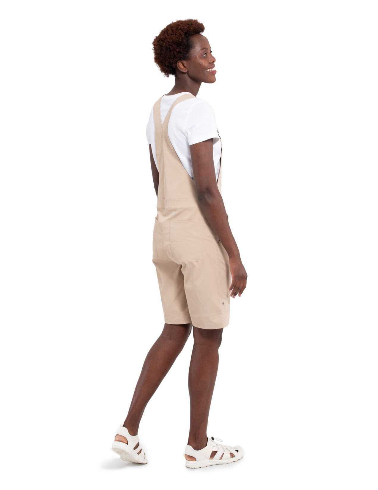 Beige Women Icepeak Mentor Overall Shorts | USA-BOS193457