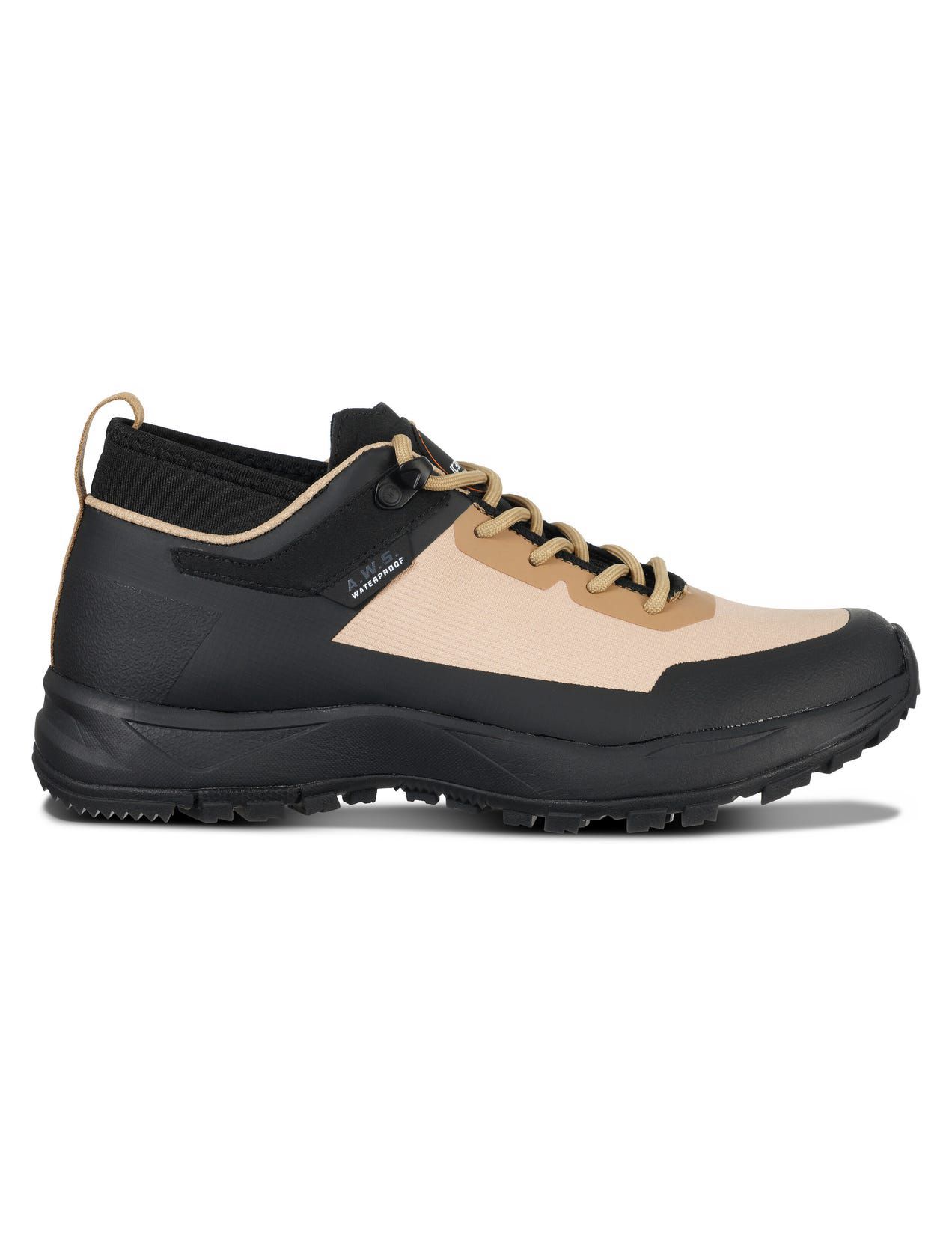 Beige / Black Women Icepeak Adair Low-cut Hiking Shoes | USA-TCV824096