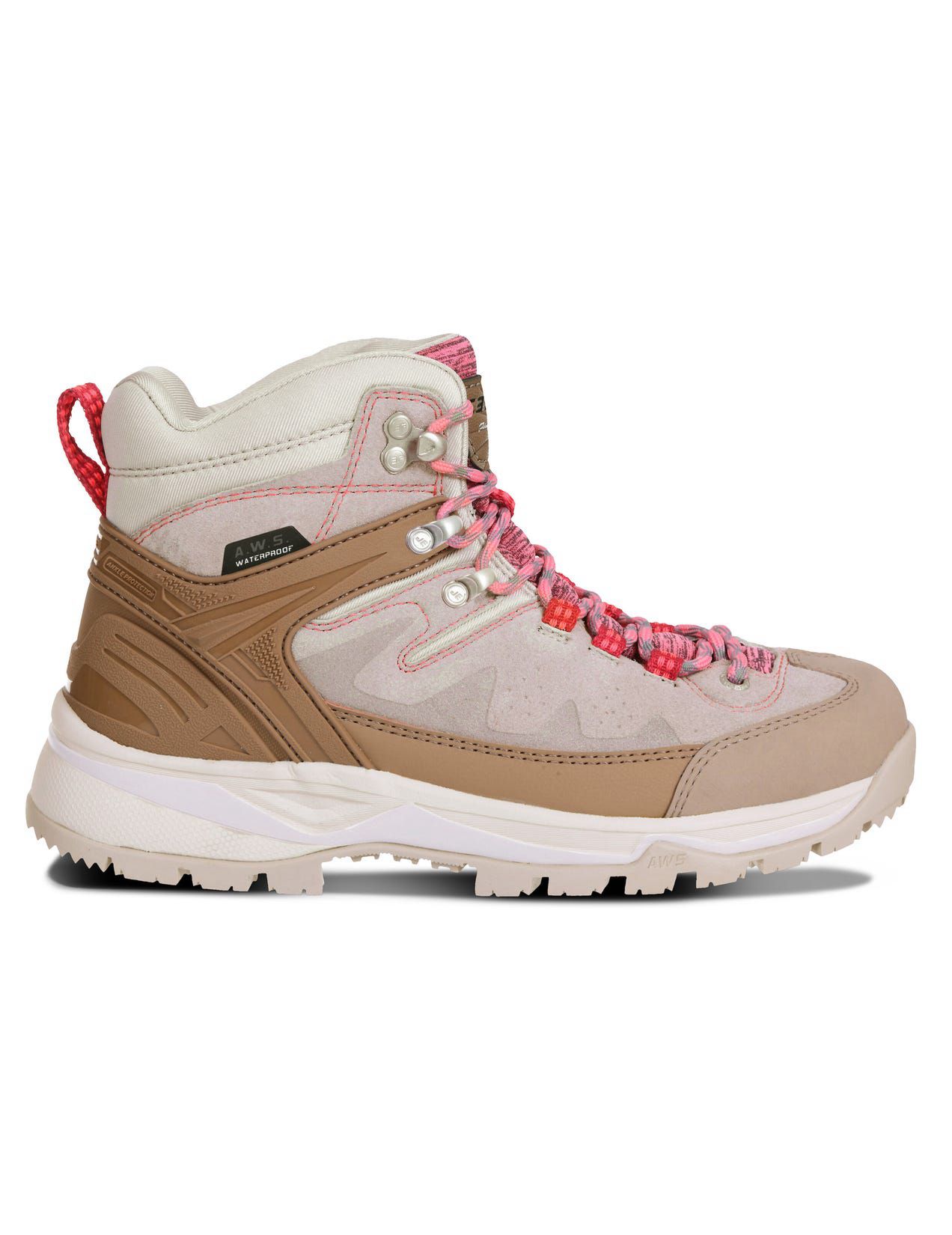 Beige / Brown Women Icepeak Wynne Mid-cut Hiking Boots | USA-COX047196