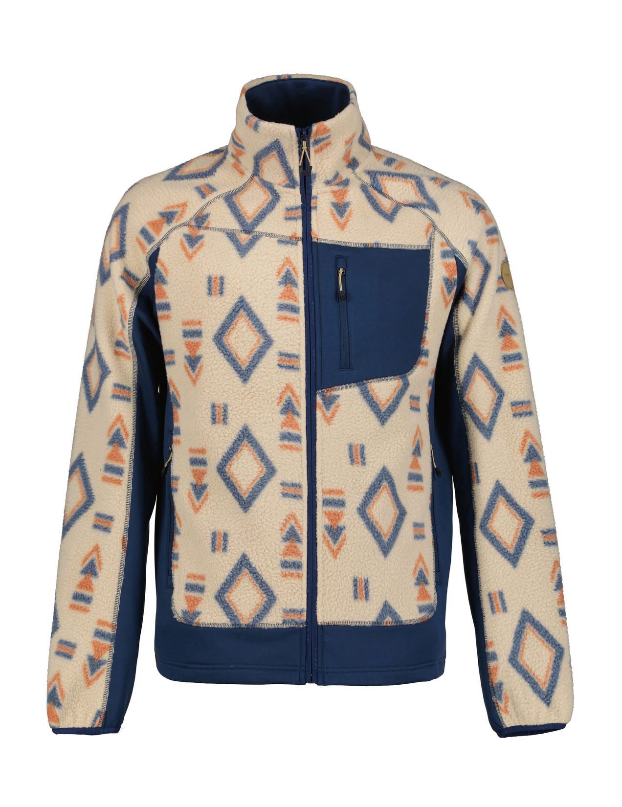 Beige / Navy Men Icepeak Mohawken Jacket | USA-BSF354196