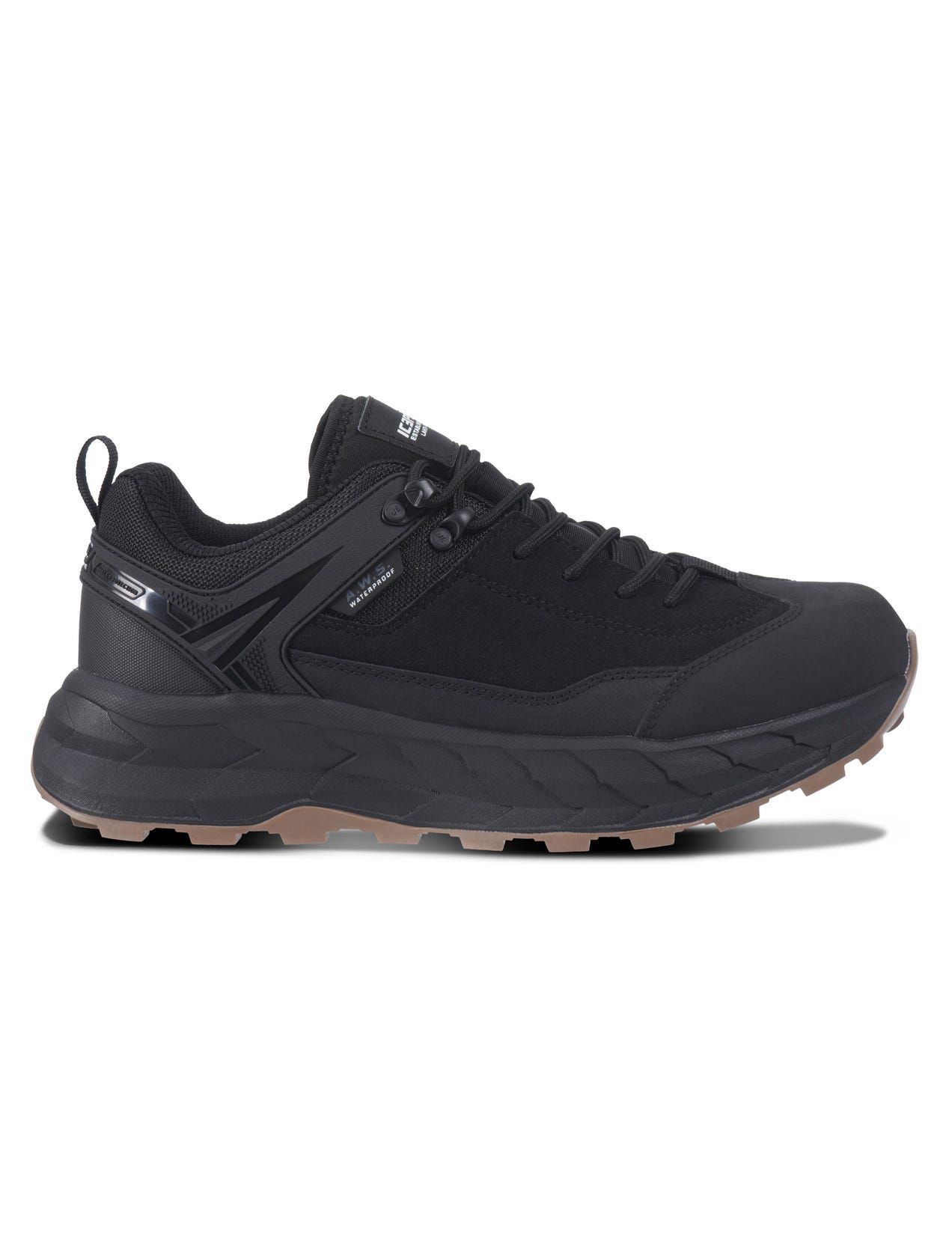 Black Men Icepeak Ackas Low-cut Hiking Shoes | USA-HKT290816