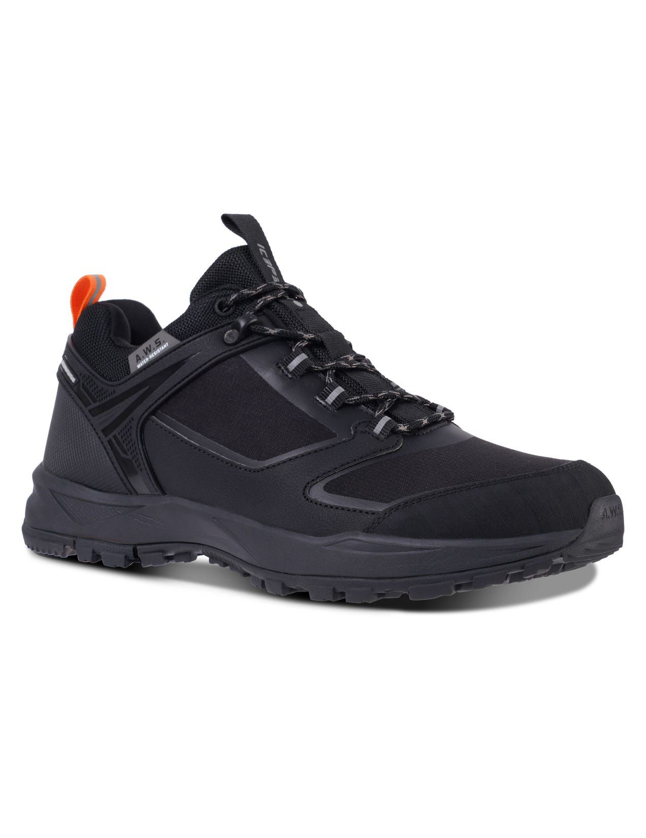 Black Men Icepeak Adour2 Low-cut Hiking Shoes | USA-TZO846792