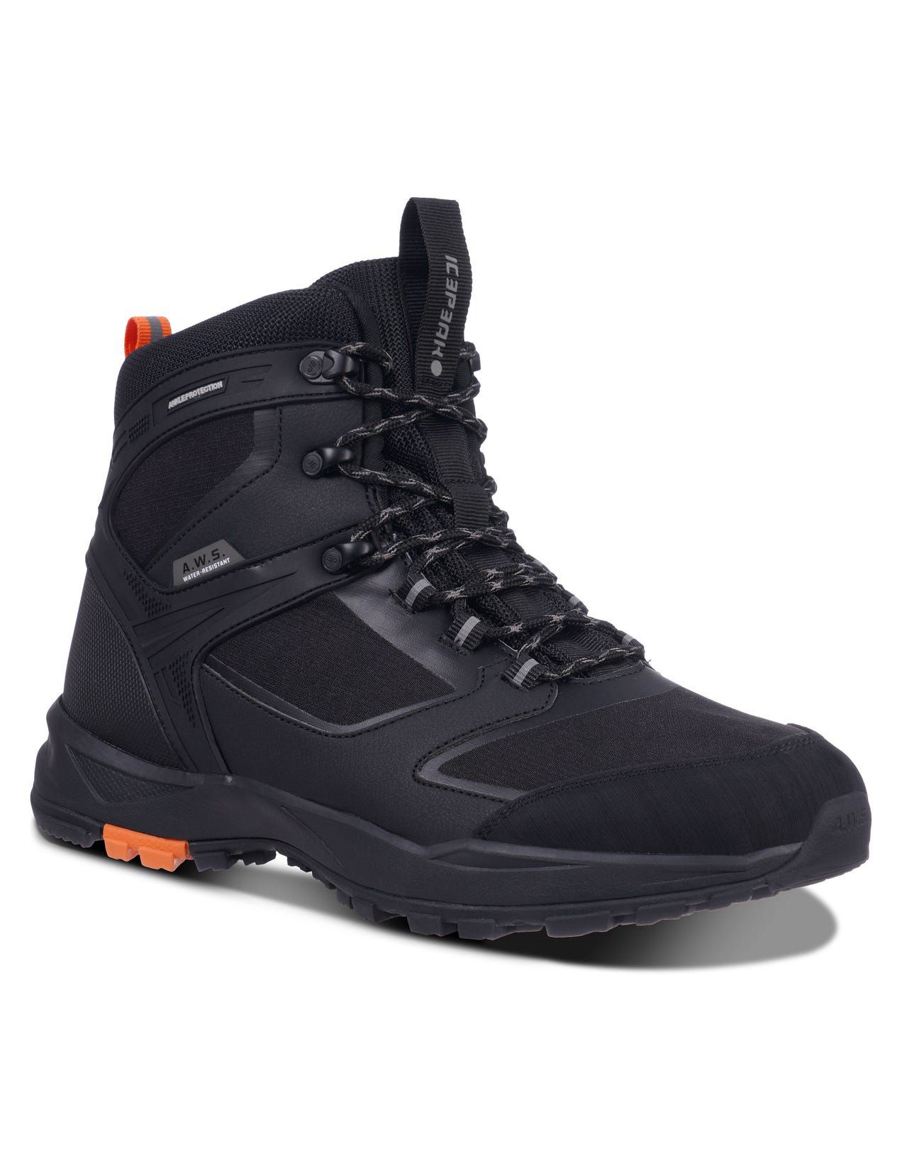 Black Men Icepeak Agadir2 Outdoor Hiking Shoes | USA-AMK671493