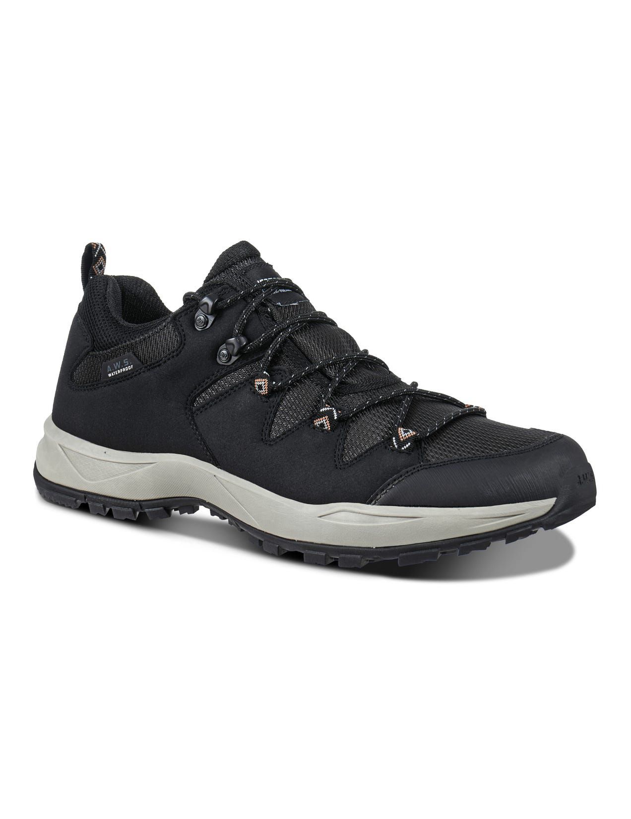 Black Men Icepeak Ahola Low-cut Hiking Shoes | USA-LGO082596