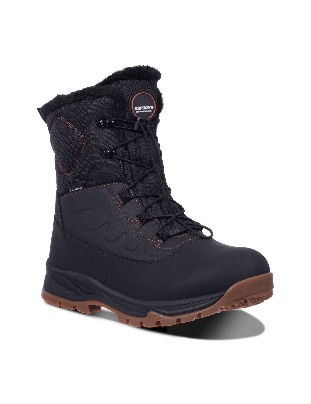 Black Men Icepeak Alofi Winter Boots | USA-JKH260135