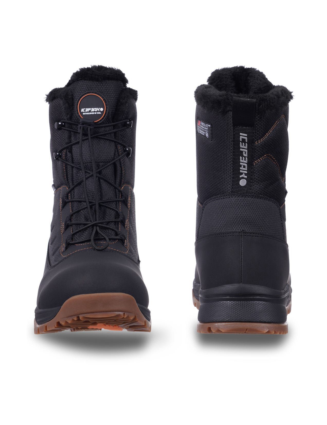 Black Men Icepeak Alofi Winter Boots | USA-JKH260135