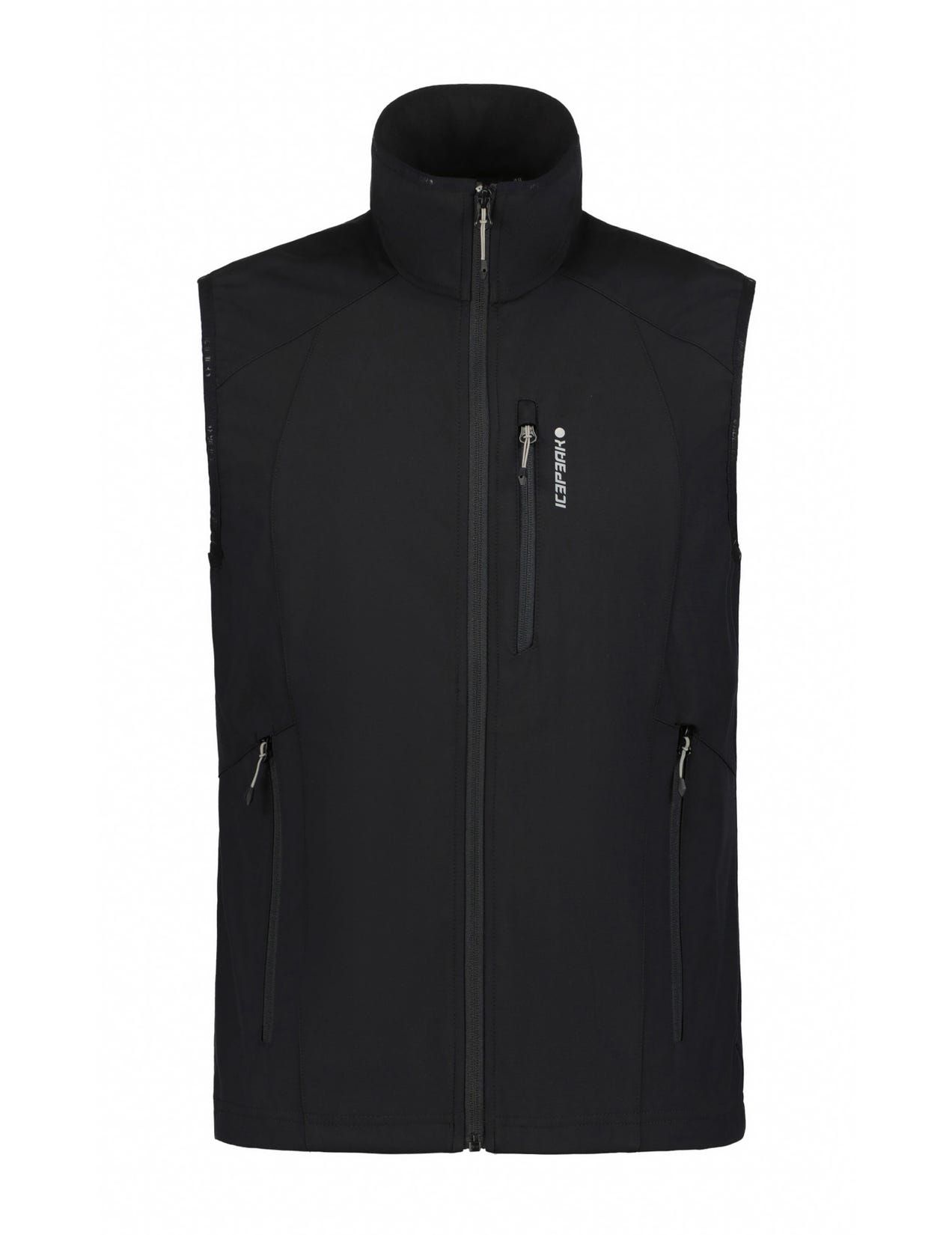 Black Men Icepeak Bogata Vest | USA-RYC891540