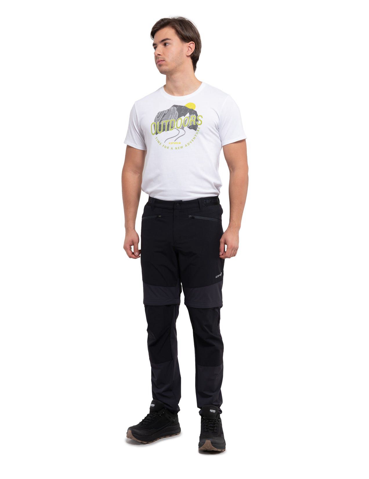 Black Men Icepeak Braham Pants | USA-DVF310924