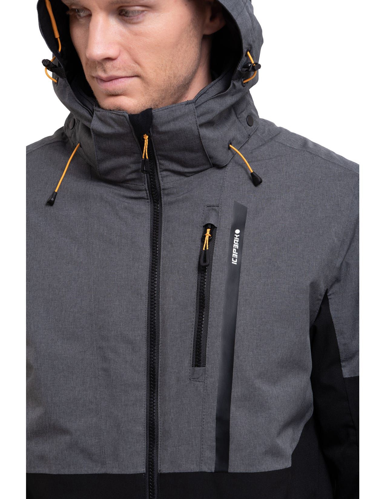 Black Men Icepeak Falaise Ski Jacket | USA-EFY261835