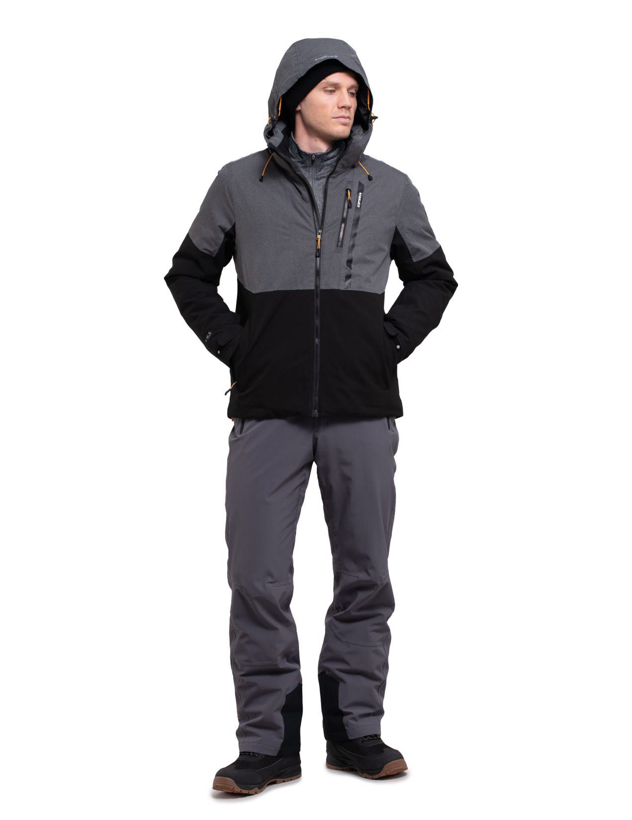 Black Men Icepeak Falaise Ski Jacket | USA-EFY261835